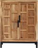 vidaXL Sideboard Massivholz Akazie 60x35x76 cm Braun 246135 Bild 2