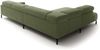 KAWOLA Sofa DELIA Ecksofa Cord olivgrün Recamiere links 74 x 219 x 276 cm Bild 5