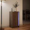 vidaXL LED-Sideboard Braun Eichen-Optik 42,5x34x85 cm Holzwerkstoff 852144 Bild 5