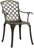 vidaXL 3-tlg. Bistro-Set Aluminiumguss Bronzen 3070583 Bild 3