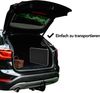 Brixy Campingtisch - klappbar - Gartentisch - 80x60x70 cm - Außen/Innen - Tragegriff - Kompakt - Aluminium - Schwarz Bild 5