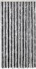 vidaXL Fliegenvorhang Grau und Schwarz 100x200 cm Chenille 377329 Bild 3