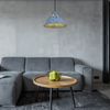 LED Pendelleuchte blau-antik, 45 cm Bild 4