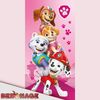 BERONAGE Kinderschlafsack Paw Patrol Kinder-Schlafsack Pink (1 tlg), 140 cm + 30 cm (Kapuze) x 70 cm Bild 3