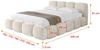 ALTDECOR Polsterbett KALA-v1, Doppelbett mit Stauraum, Bett mit Kopfteil Bild 3