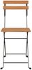 vidaXL Bistrostühle 8 Stk. Klappbar Massivholz Teak und Stahl 3152111 Bild 4