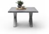 Couchtisch >CARTAGENA< in Akazie grau, massiv lackiert - 75x45x75cm (BxHxT) Bild 3