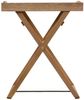 Myflair Möbel & Accessoires Beistelltisch Tabletttisch BON APPETIT braun Holz mit Aufdruck Beistelltisch Esszimm Bild 2