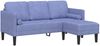 vidaXL Sofa Set mit Kissen 2 pcs Jeans blau Polyester 3329262 Bild 5
