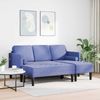 vidaXL Sofa Set mit Kissen 2 pcs Jeans blau Polyester 3329262 Bild 3