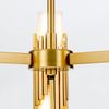 Elstead Lighting Marvele Kronleuchter 6-flammig Messing Opalglas Bild 4