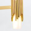 Elstead Lighting Marvele Kronleuchter 6-flammig Messing Opalglas Bild 5