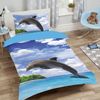 Delfin Insel Bettwäsche Digitaldruck ESPiCO Sleep and Dream 135 x 200 + 80 x 80 cm Bild 5