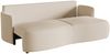 Selsey 'Raviolo' Sofa mit Schlaffunktion, Stauraum und Bouclé-Bezug, hellbeige, ca. 95 x 230 x 103 cm Bild 3
