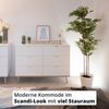 KHG Kommode 6 Schubladen Scandi, Sideboard aus Holzwerkstoff weiß foliert für Wohnzimmer und Esszimmer, 120 x 86 x 40 cm (B/H/T) Bild 3