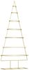 vidaXL Metall Weihnachtsbaum Gold 180 cm Pulverbeschichteter Stahl 42019155 Bild 2