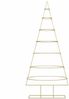 vidaXL Metall Weihnachtsbaum Gold 180 cm Pulverbeschichteter Stahl 42019155 Bild 5