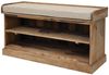 Schuhregal Rami 105x60x40 aus indischem Sheesham-Massivholz Bild 3