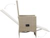 vidaXL 5-tlg. Garten-Essgruppe Beige 3068762 Bild 4