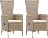 vidaXL 5-tlg. Garten-Essgruppe Beige 3068762 Bild 5