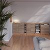 Küchenschrank für Dachschrägen R-Line Sonoma 60 cm mit 2 Schubladen, Schrankkorpus 60 cm Tiefe Vicco Bild 5