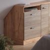 Küchenschrank für Dachschrägen R-Line Sonoma 60 cm mit 2 Schubladen, Schrankkorpus 60 cm Tiefe Vicco Bild 4