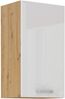 Hängeschrank 40 cm Eiche Artisan + Weiß Hochglanz Küchenzeile Küchenblock Küche Bild 5