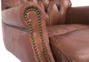 Bürosessel Belford Leder Chesterfield-Knopfmuster "Mocca-Brown" Bild 4