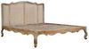 baario Massivholzbett Bett WIENER Geflecht, Massivholz Antik Design Schnitzerei Bild 4