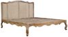 baario Massivholzbett Bett WIENER Geflecht, Massivholz Antik Design Schnitzerei Bild 5
