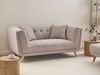 Sofa 2-Sitzer HABO Stoff Taupe Bild 3