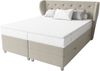 99rooms Hermes Boxspringbett 140x200 cm Strukturstoff INARI Beige Bonell-Federung Bild 4