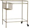 Servierwagen Beistelltisch Barwagen Regal Ablage Metall Räder Laursen 31086-17 Bild 1