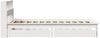 vidaXL Massivholzbett mit Regal ohne Matratze Weiß 90x200 cm Kiefer 3309819 Bild 5
