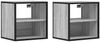 vidaXL Wand-Nachttische 2 Stk. Grau Sonoma 40x31x39,5 cm 848751 Bild 2