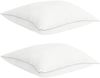 vidaXL Bettwäsche-Set mit Kissen Weiß 240 x 220 cm Polyester, Bambus 3432744 Bild 3