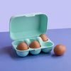 KOZIOL Eierkorb Eierbox Eggs To Go Mini, sweet mint, Kunststoff Bild 3