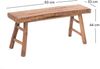 DESIGN DELIGHTS Sitzbank HOLZBANK "MALU 93", Baumkante Massivholz, 93x44 cm, Natur Sitzbank Bild 2