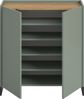 Schuhkommode B/H/T: 97x90x38 cm in Salbei Nachbildung und Artisan Oak Nachbildung Bild 3