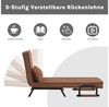Woltu Schlafsofa, 1 Teile, Schlafsessel 3 in 1, mit Bettfunktion, Sofabett Gästebett Bild 3