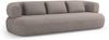Micadoni Sofa Jenny 4-Sitzer Boucle Now or Never Hellbraun Bild 2