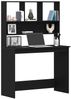 vidaXL Schreibtisch mit Regalen Schwarz Eichen-Optik 102x45x148 cm 861985 Bild 4