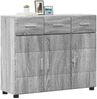 Sideboard, Kommode mit Regal Graues Sonoma 88,5 x 30,5 x 73 cm j2044p Bild 3
