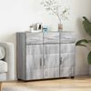 Sideboard, Kommode mit Regal Graues Sonoma 88,5 x 30,5 x 73 cm j2044p Bild 2