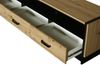 TV Board Karia 180 cm Anbauwand Schrankwand Esszimmer Eiche Artisan + Schwarz Bild 2