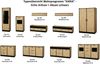TV Board Karia 180 cm Anbauwand Schrankwand Esszimmer Eiche Artisan + Schwarz Bild 5