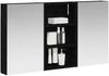vidaXL Badezimmerschrank-Set 3 pcs 90 x 10,5 x 50 cm Holzwerkstoff 3403665 Bild 3