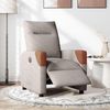 vidaXL Relaxsessel Elektrisch Taupe Stoff 3323995 Bild 2
