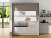 Kleiderschrank Westa VII, ohne Beleuchtung, Farbe: Cashmere / Spiegel Bild 3