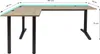 SyberDesk Gaming Eckschreibtisch V2 LED, 197 x 132 cm, RGB Gaming Tisch L-Form, USB-HUB, Kabelmanagement, Artisan-Eiche, (links-Eichenstil) Bild 2